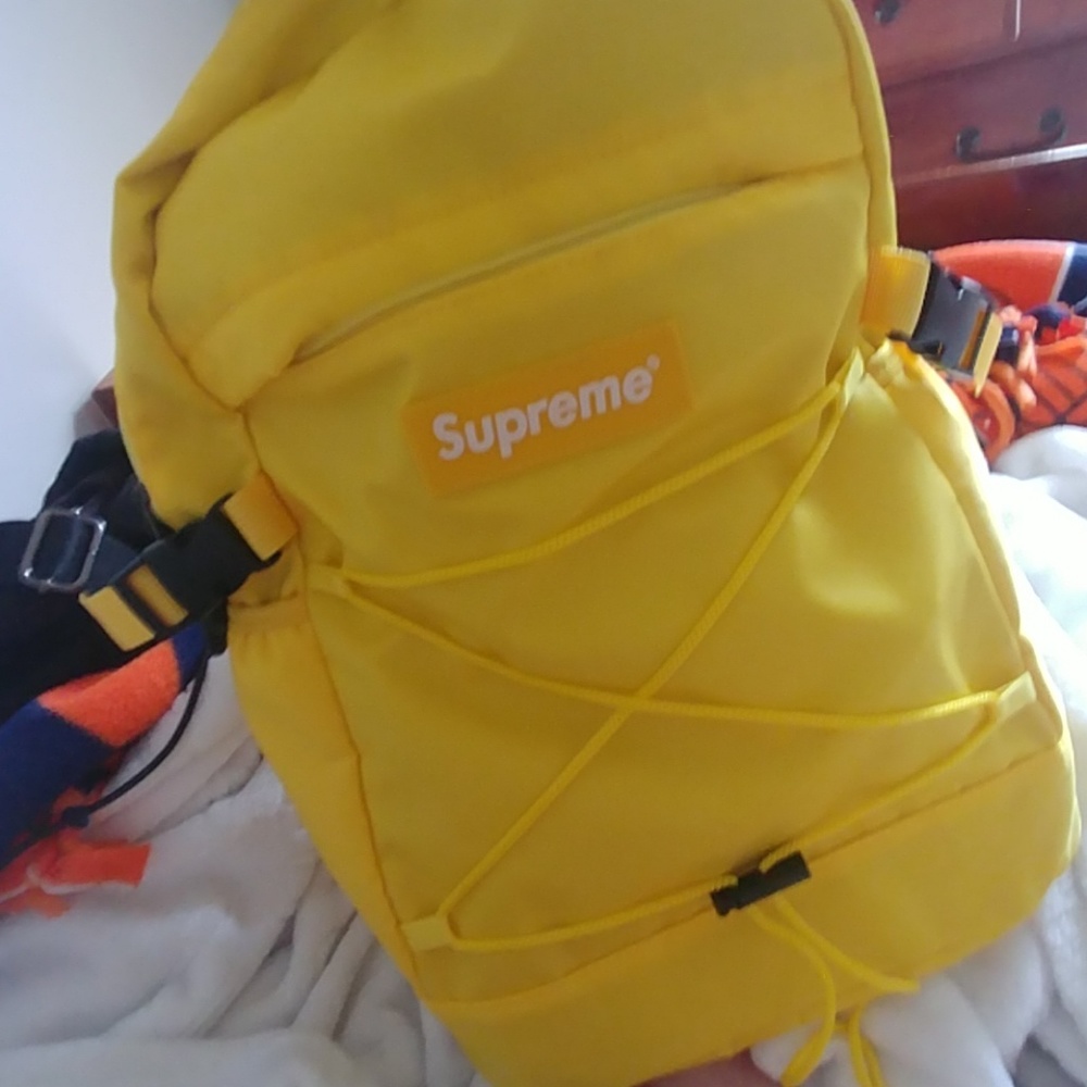 Yellow supreme bag